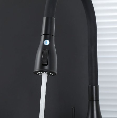 Смеситель для кухни Gappo G4399-66 Черный матовый 