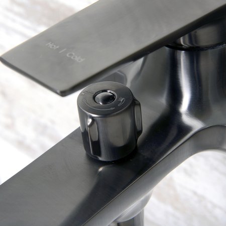 Смеситель WasserKRAFT Wiese 8401 для ванны с душем, оружейная сталь 