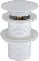 Донный клапан Boheme 612-MW click-clack Белый матовый