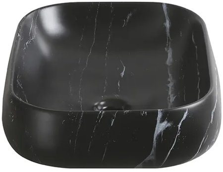 Раковина-чаша Ceruttispa 57 CR0086 MMB2 СТ9547 Черный матовый мрамор 
