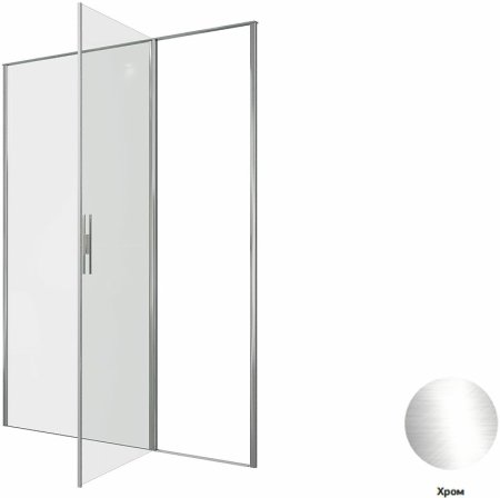 Душевая дверь Allen Brau Priority 160 3.31037.00 профиль Хром стекло прозрачное 