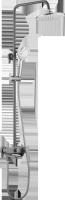 Душевая система  ESKO со смесителем (ST300GRAPHITE)