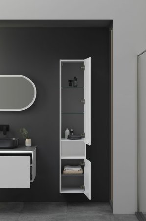 Шкаф пенал Allen Brau Infinity 35 R 1.21009.WM подвесной Белый матовый 