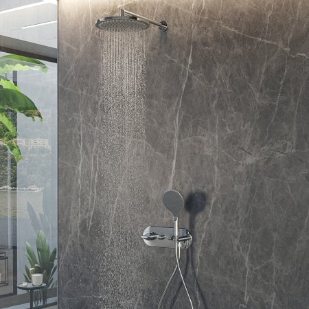 Душевая система Bossini Apice L10505.030 с термостатом Хром 