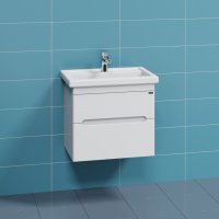 Тумба Санта Лондон 60 подвесная 2 ящика с умывальником Фостер 60