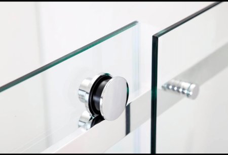 Душевая дверь Black&White Stellar Wind S218 100 2181000 профиль Хром стекло прозрачное 