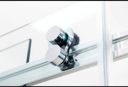 Душевая дверь Black&White Stellar Wind S218 100 2181000 профиль Хром стекло прозрачное 