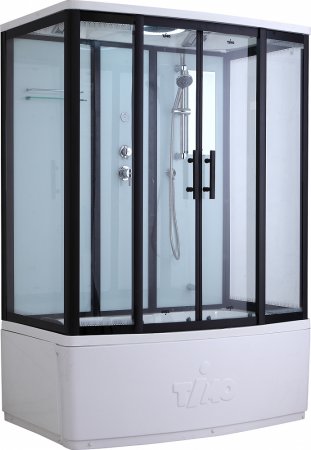 Душевой бокс Timo Standart T-6670 B профиль черный 