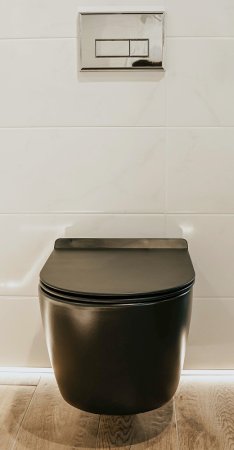 Унитаз Creto Logan L1 1001-002-L1BLMAT подвесной Черный матовый с сиденьем Микролифт 