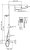 Душевая система WasserKRAFT A199.119.141.010.CH Thermo с термостатом Хром 