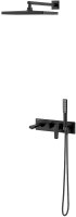 Душевая система Teska Life Pro AS3180 Черный матовый