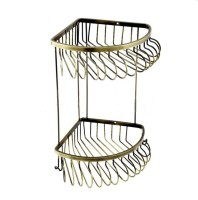 Полка угловая решетка 2-эт. HAYTA 13993-2В Бронза