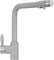 Смеситель Granula GR-2301 для кухонной мойки, базальт