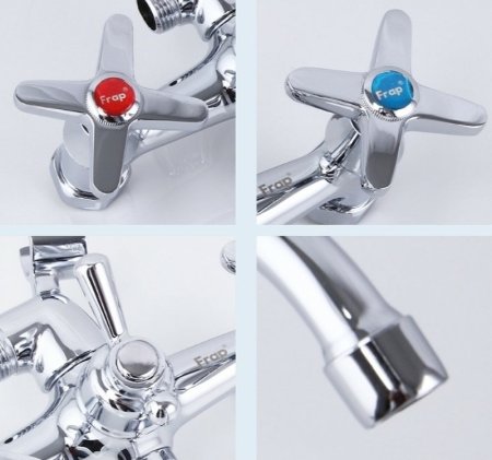 Смеситель для ванны Frap H20 F2220 универсальный Хром 