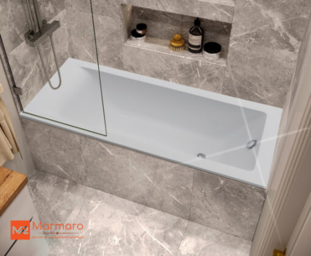 Ванна из литьевого мрамора Marmaro Афина L 170х80 см. 