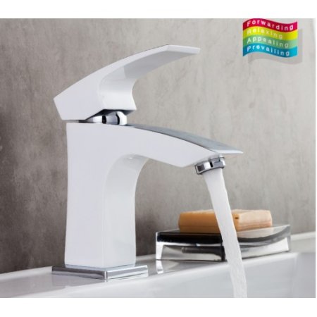 Смеситель для раковины Gappo G07 G1007-7 Белый Хром 