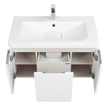 Тумба под раковину Aquaton Шерилл 85 1A208801SH010 подвесная Белая 