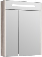 Зеркальный шкаф Aquaton Сильва 60 1A216202SIW60 с подсветкой Дуб фьорд