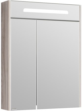 Зеркальный шкаф Aquaton Сильва 60 1A216202SIW60 с подсветкой Дуб фьорд 