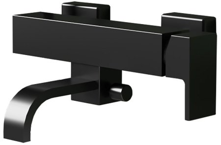 Смеситель для ванны Paini Dax-R 84PZ100R Черный матовый 