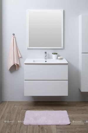 Зеркало Aquanet Nova Lite 75 белый LED 