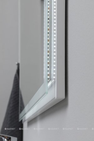 Зеркало Aquanet Nova Lite 75 белый LED 