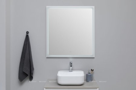 Зеркало Aquanet Nova Lite 75 белый LED 