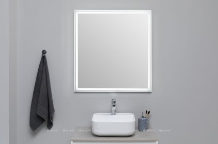Зеркало Aquanet Nova Lite 75 белый LED 
