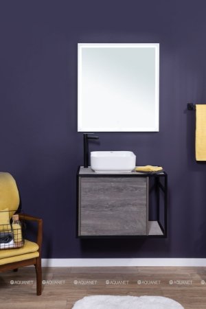 Зеркало Aquanet Nova Lite 75 белый LED 