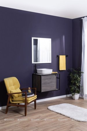 Зеркало Aquanet Nova Lite 75 белый LED 