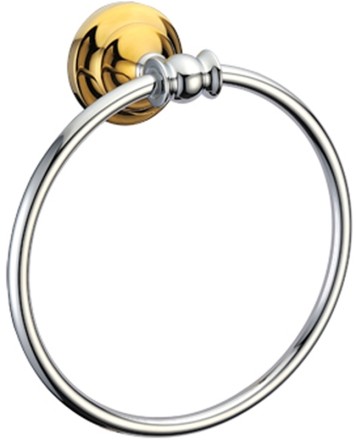 Кольцо для полотенец Melana MLN-820009 Хром Золото 