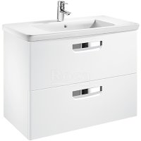 Тумба под раковину Roca The Gap 70 ZRU9302878 подвесная Белая глянцевая