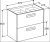 Тумба под раковину Roca The Gap 70 ZRU9302878 подвесная Белая глянцевая 