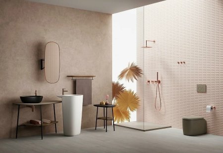 Смеситель для раковины Vitra Origin A4255626 Медь 