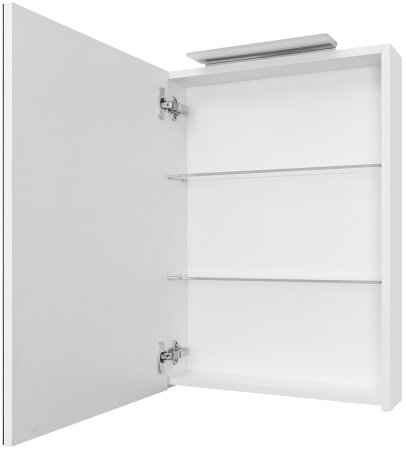 Зеркальный шкаф Roca Oleta 50 L A857643501 с подсветкой Белый матовый 