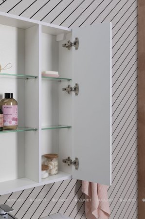 Зеркало-шкаф Aquanet Орлеан 80 белый 