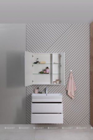 Зеркало-шкаф Aquanet Орлеан 80 белый 