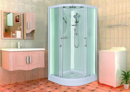 Душевая кабина Esbano Led ES-L90CR 