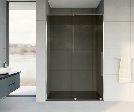 Душевая дверь Vincea Arno 120 VPS-1A120CG профиль Хром стекло тонированное 