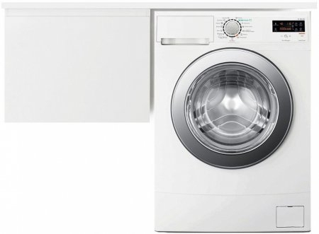 Тумба с раковиной Эстет Dallas Luxe 110 подвесная, 1 ящик, под стиральную машину, L 