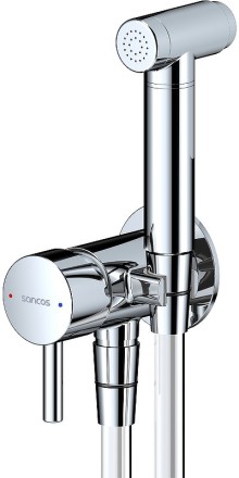 Гигиенический душ со смесителем Sancos Atom SC2001CH Хром 