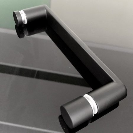 Душевой уголок Abber Schwarzer Diamant 80х170 AG30170B-S80B профиль Черный стекло прозрачное 