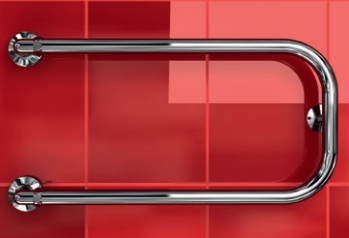 Полотенцесушитель водяной ДВИН P П-образный 50/50 без полки, хром 