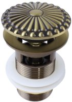 Донный клапан Bronze de Luxe 21965, бронза