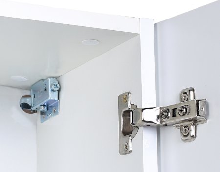 Шкаф пенал Style Line Каре Люкс Plus 30 СС-00002325 с бельевой корзиной Белый 