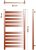 Полотенцесушитель электрический (лесенка) Bauedge Elite DB-0047, 50x100 см 