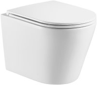 Унитаз WeltWasser Salzbach 004 GL-WT 10000003666 подвесной Белый глянец с сиденьем Микролифт Унитаз WeltWasser Salzbach 004 GL-WT 10000003666 подвесной Белый глянец с сиденьем Микролифт