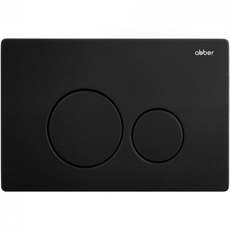 Клавиша смыва Abber AC0121MB Черная матовая 