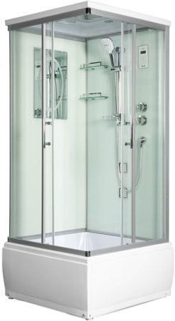 Душевая кабина WeltWasser WW500 Aller 904 90x90 10000003257 профиль Хром стекло прозрачное 