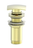 Донный клапан для раковины WONZON & WOGHAND, Брашированное золото (WW-88SS08-BG)